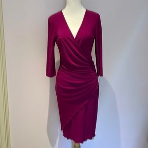 Joseph Ribkoff faux wrap dress